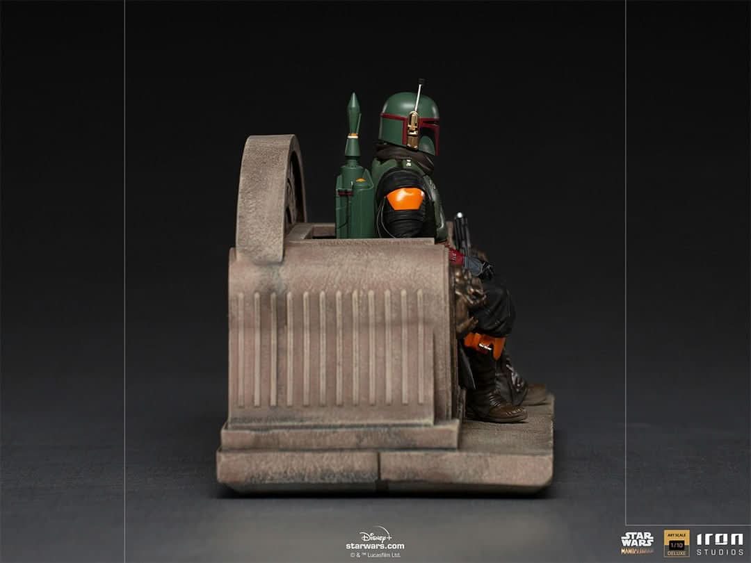 Statue Boba Fett on Throne - Star Wars: The Mandalorian - Art Scale 1/10