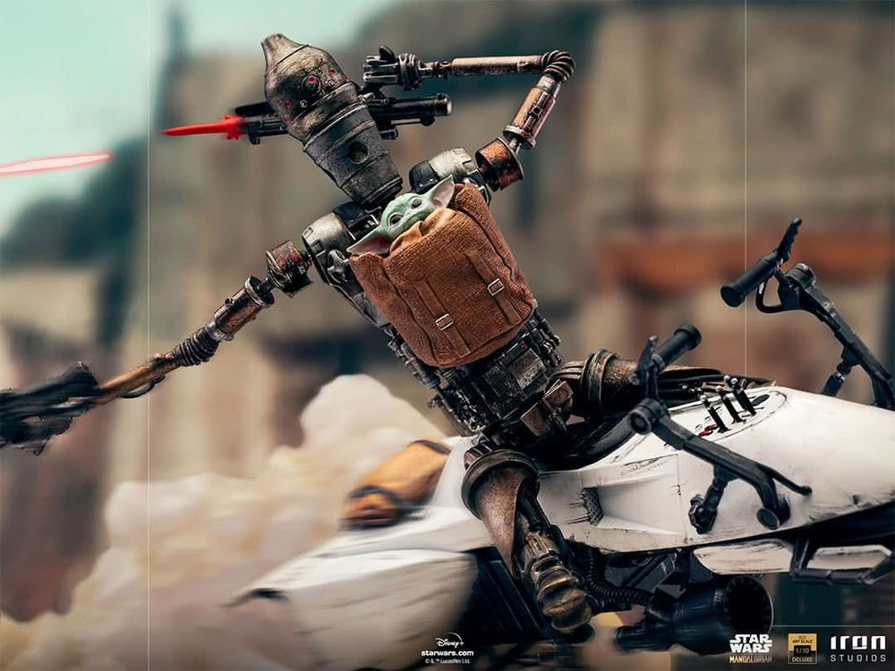 Statue IG-11 and The Child - Star Wars: The Mandalorian - BDS Art Scale 1/10