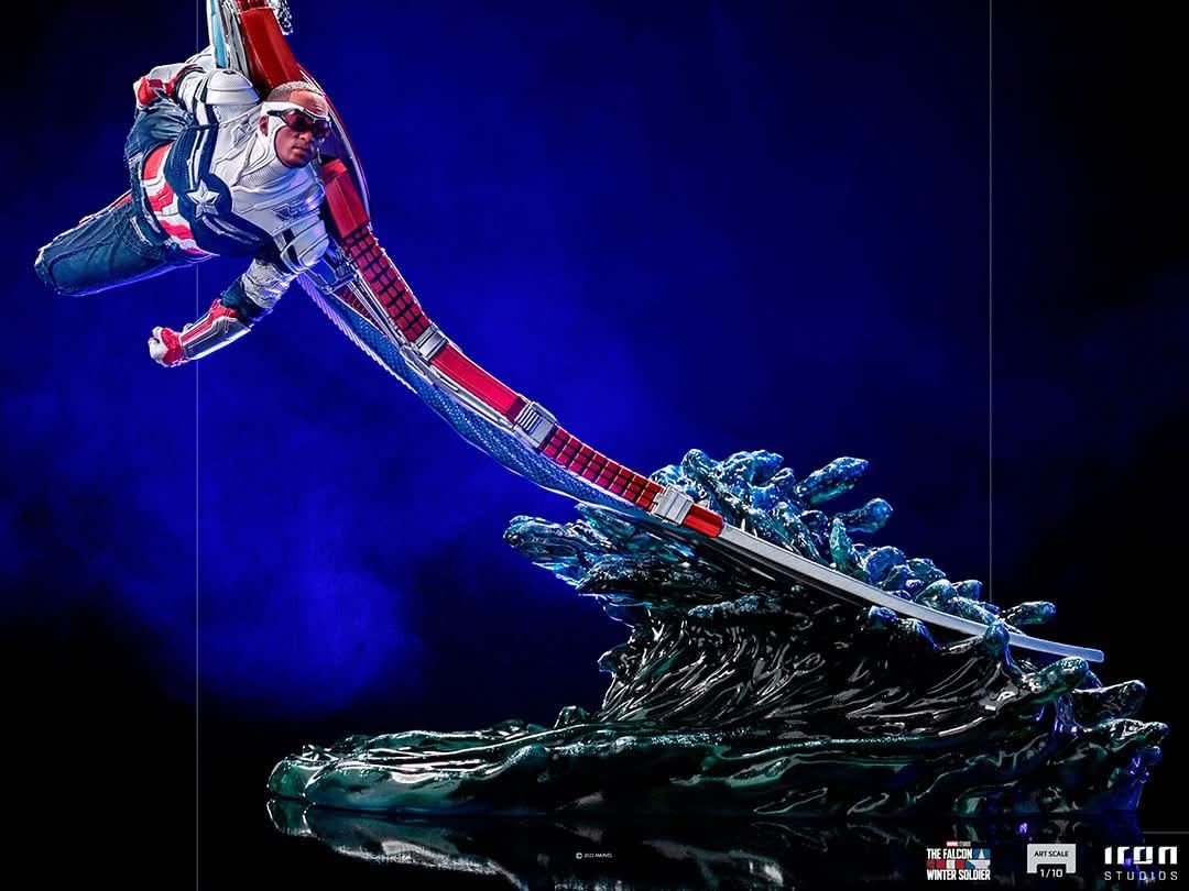Statue Captain America Sam Wilson - The Falcon and the Winter Soldier - BDS Art Scale 1/10 - Avengers