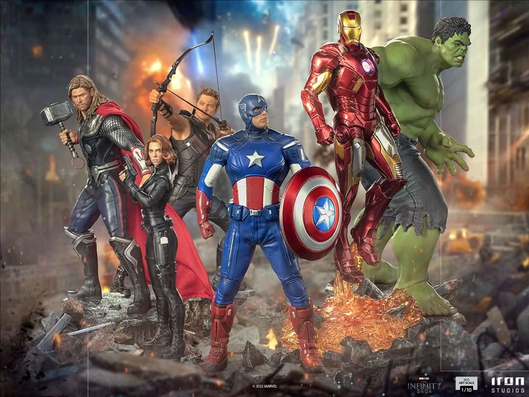 Statue Hawkeye (Battle of New York) - The Infinity Saga - BDS Art Scale 1/10