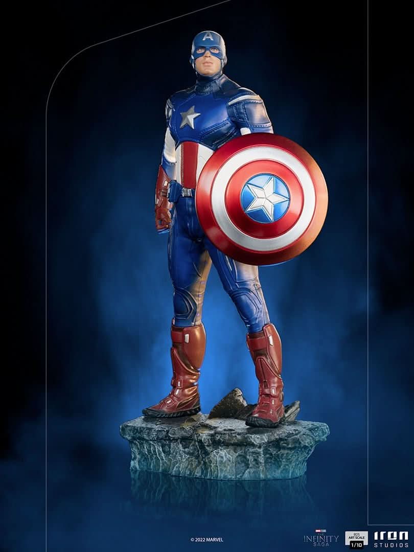Captain America Statue (Battle of New York) - The Infinity Saga - BDS Art Scale 1/10