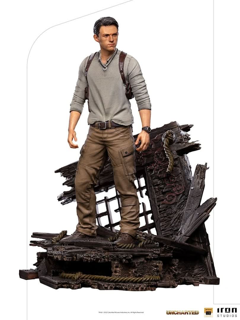 Nathan Drake Deluxe Statue - Uncharted (Movie) - Art Scale 1/10 - Iron Studios