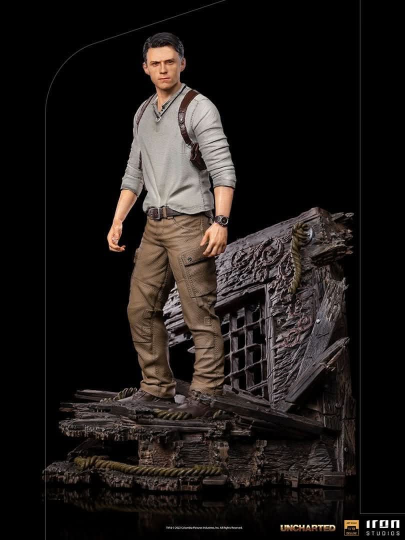 Nathan Drake Deluxe Statue - Uncharted (Movie) - Art Scale 1/10 - Iron Studios