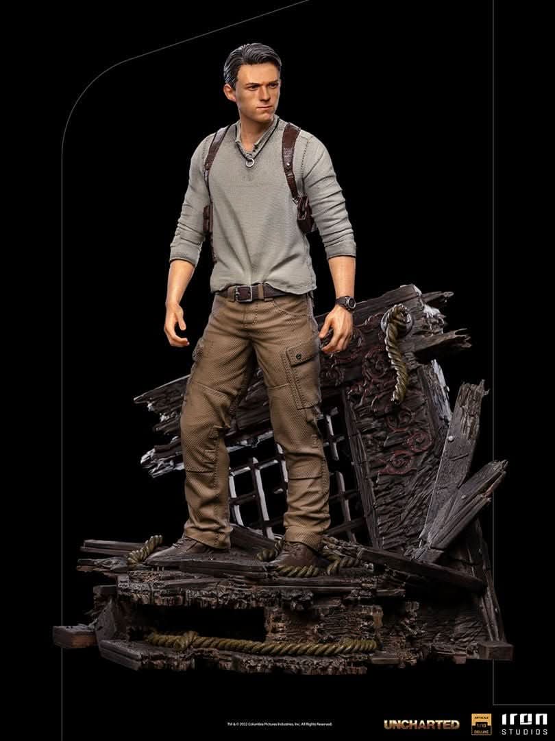 Nathan Drake Deluxe Statue - Uncharted (Movie) - Art Scale 1/10 - Iron Studios