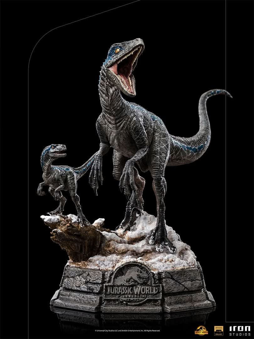 Statue Blue and Beta Deluxe - Jurassic World: Dominion - Art Scale 1/10