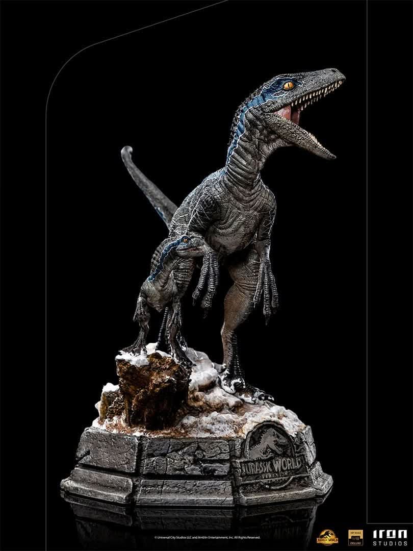 Statue Blue and Beta Deluxe - Jurassic World: Dominion - Art Scale 1/10