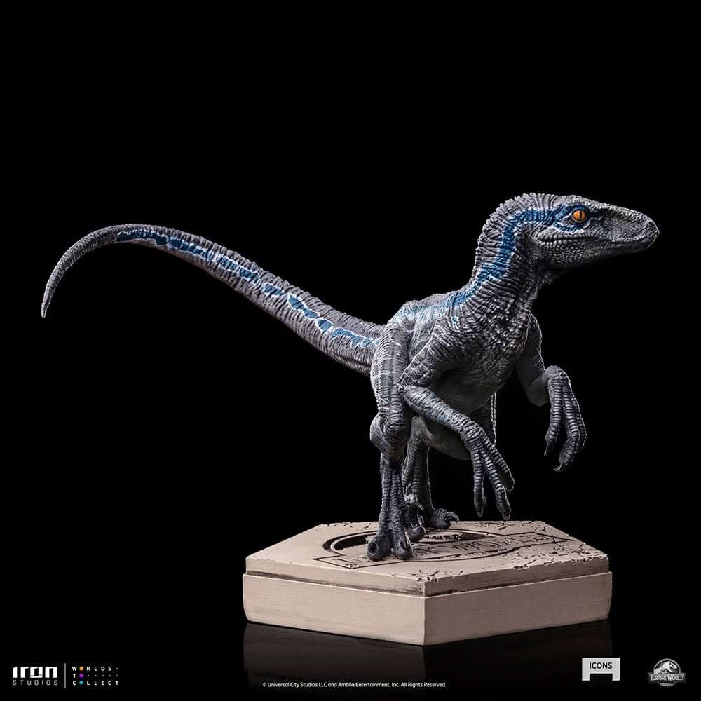 Statue Velociraptor Blue B - Jurassic World - Icons
