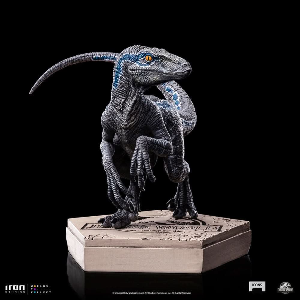 Statue Velociraptor Blue B - Jurassic World - Icons