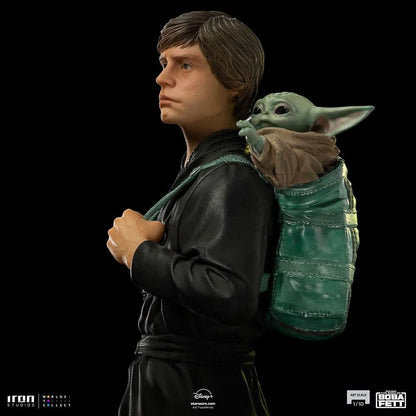 Statue Luke Skywalker and Grogu Training Version - Star Wars: The Book of Boba Fett - Art Scale 1/10 - The Mandalorian