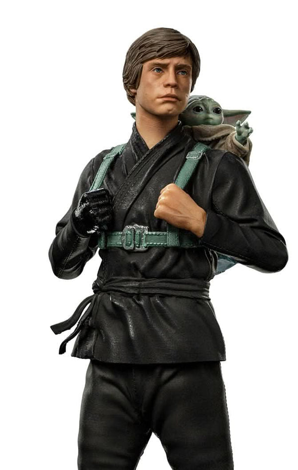 Statue Luke Skywalker and Grogu Training Version - Star Wars: The Book of Boba Fett - Art Scale 1/10 - The Mandalorian