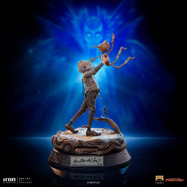 Statue Geppetto & Pinocchio Deluxe (Signed Version) - Pinocchio - Art Scale 1/10