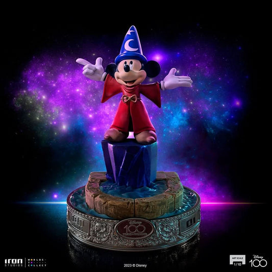 Mickey 100 Years Version Statue - Disney 100th - Fantasia - Art Scale 1/10 - Iron Studios
