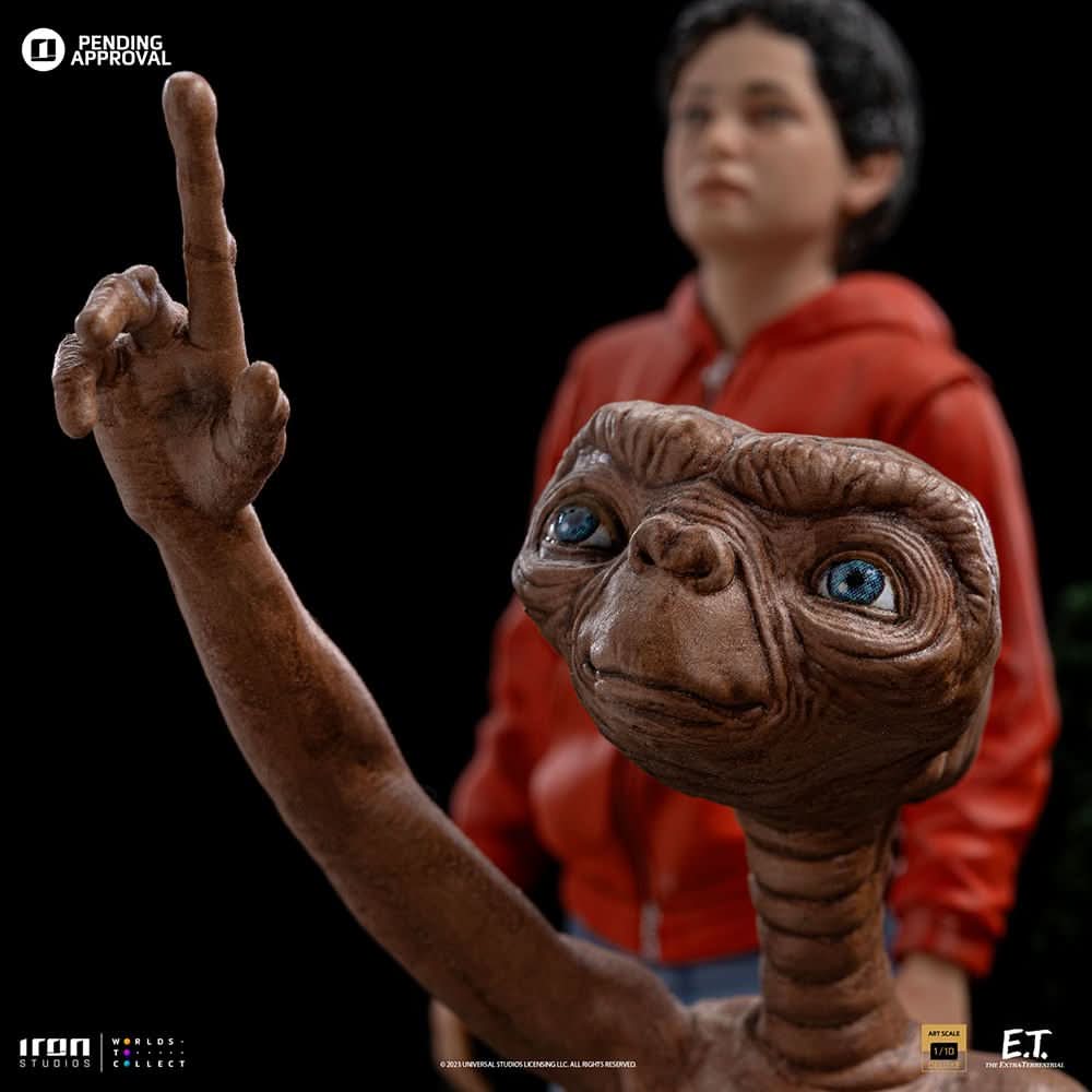 Statue E.T. Elliot and Gertie Deluxe - E.T. The Extra-Terrestrial - Art Scale 1/10