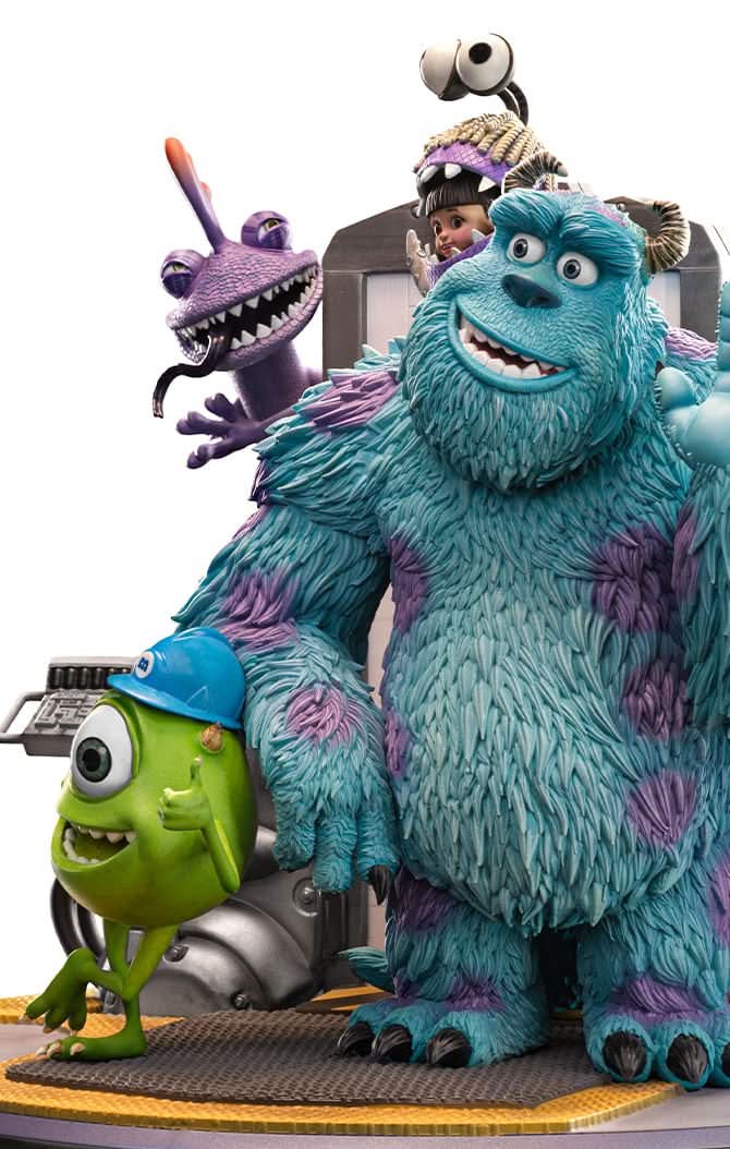 Statue Monsters Inc. Diorama Deluxe - Disney 100th - Monsters Inc. - Art Scale 1/10 - Disney Classics