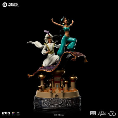 Statue Aladdin and Jasmine 100 Years Version - Disney 100th - Aladdin - Art Scale 1/10