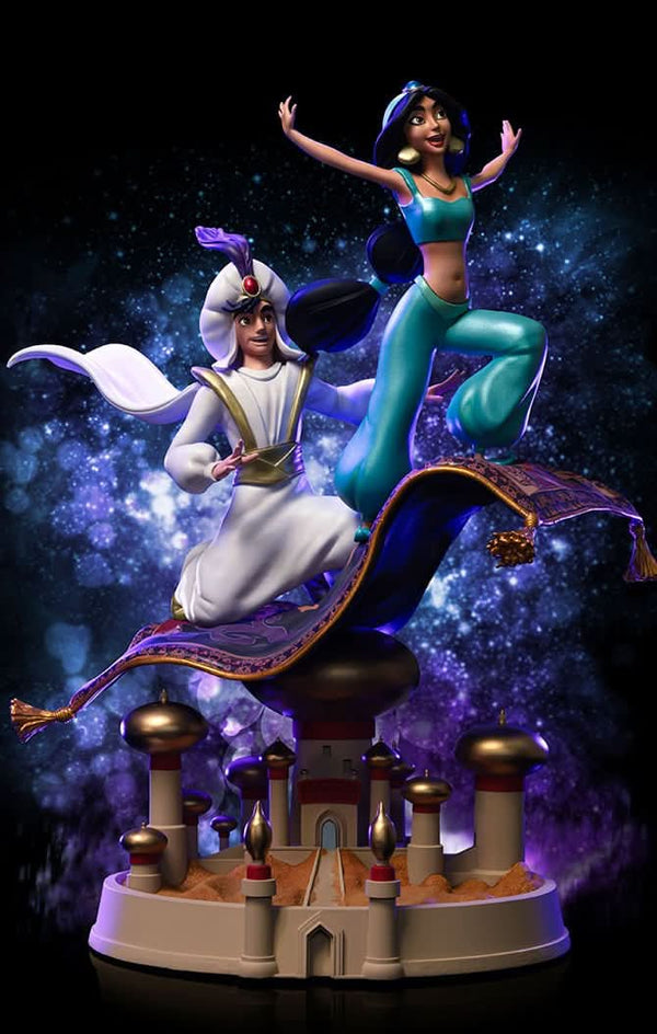 Statue Aladdin and Jasmine - Disney 100th - Art Scale 1/10