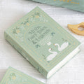 Green book-shaped storage box