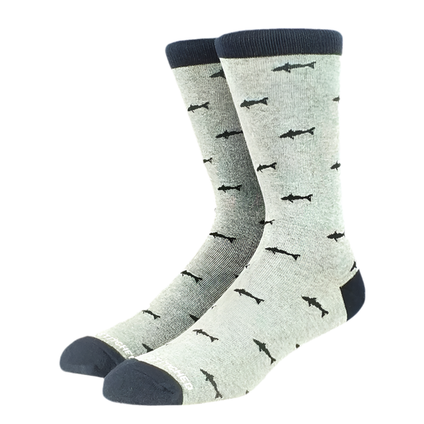 chaussettes grises requins noirs mr colvert