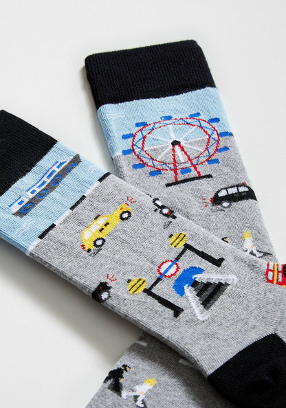 Chaussettes BeLondon Gris