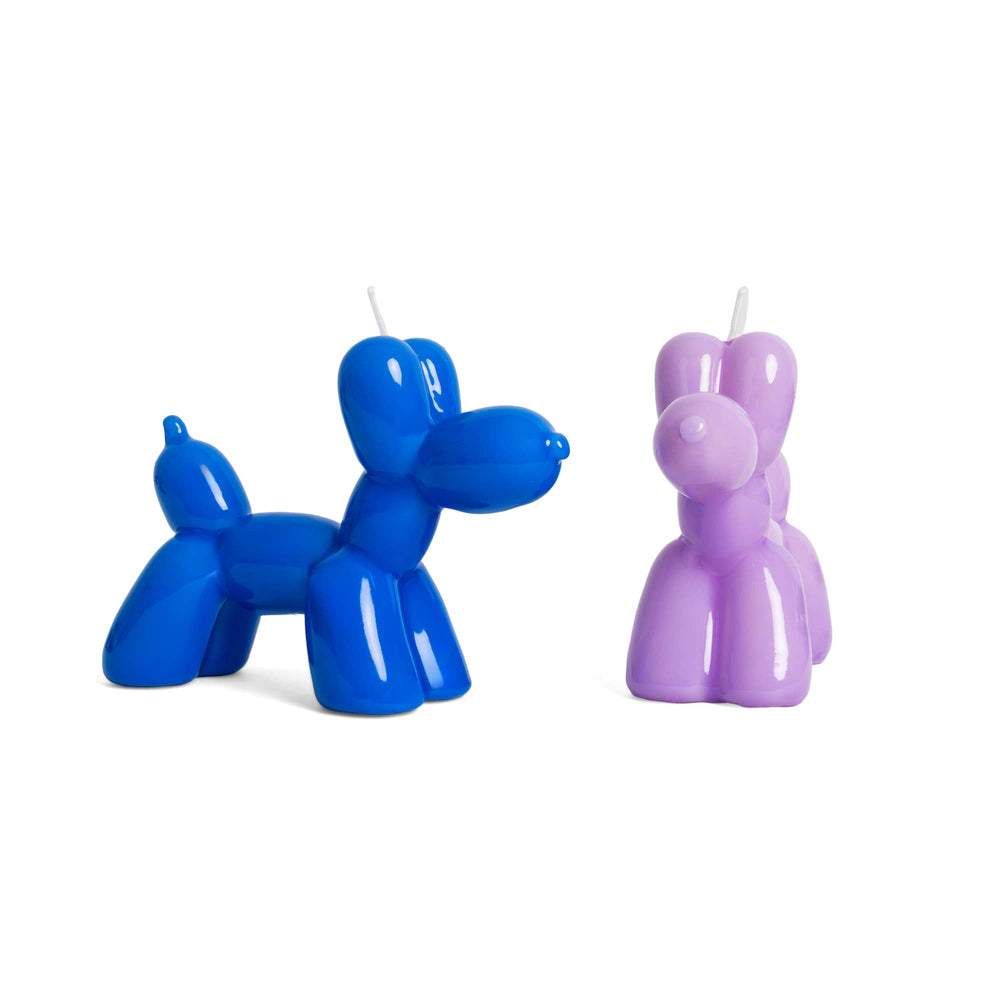 Bougie Chien Ballon Violet
