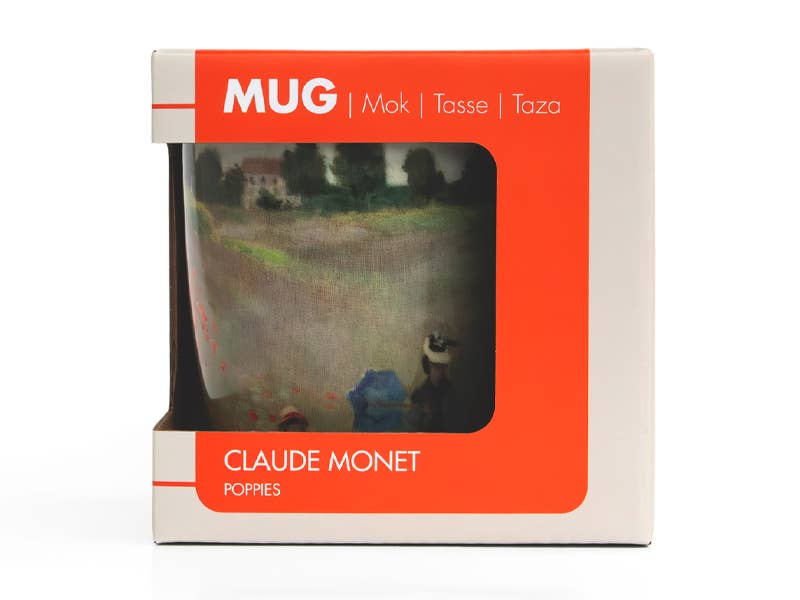 Mug in box, Claude Monet, Poppy Field
