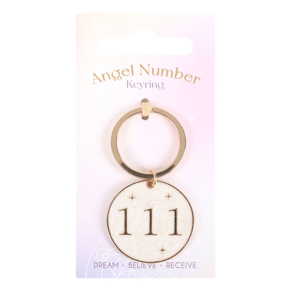 111 "Angel Number" Keychain