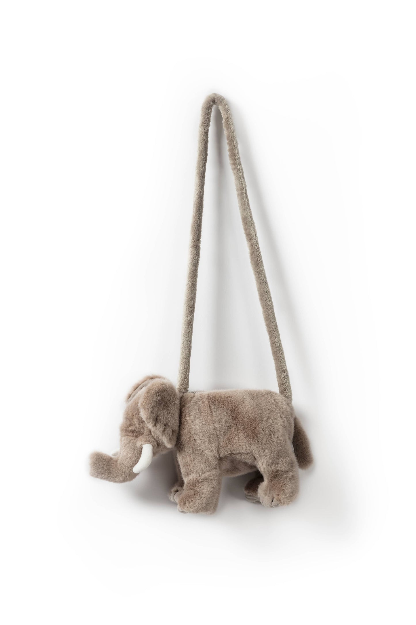 Kinderschoudertas van pluche olifant