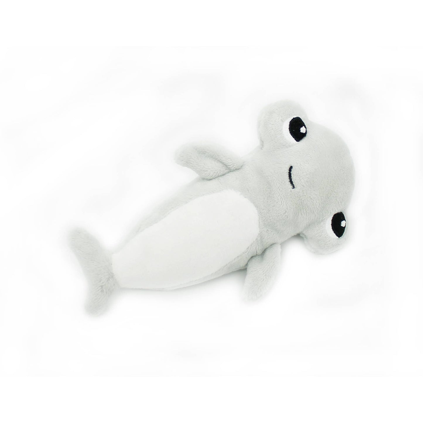 Peluche Ptipotos Maman et Bébé Requin Marteau - Gris Clair