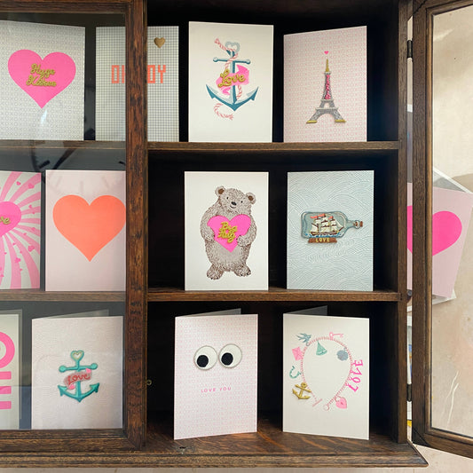 Carte St Valentin - Spirale de l'Amour