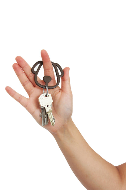 Set bruin/beige hondenkarabijnhaken