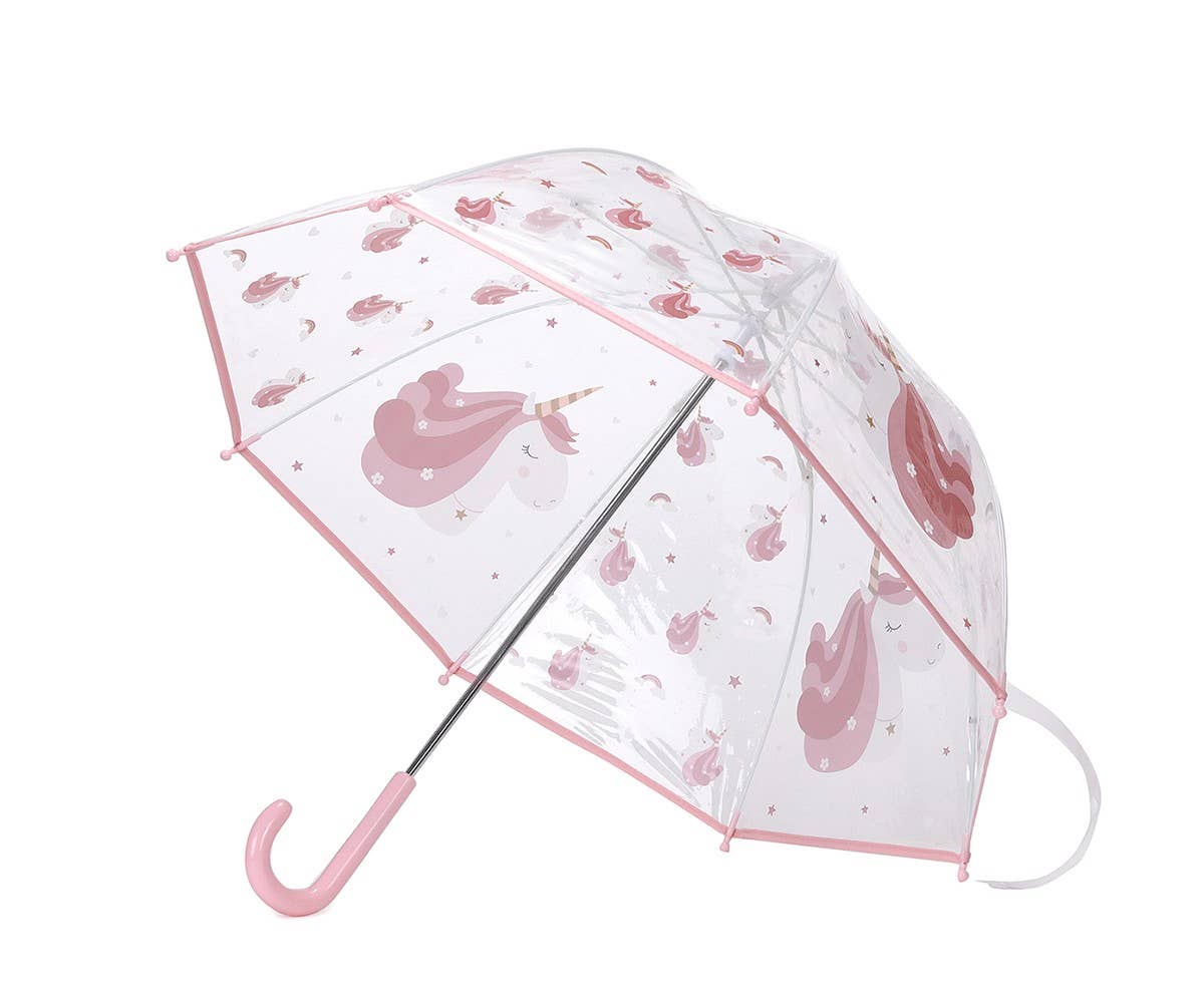 Parapluie Transparent Enfant Licorne Magique