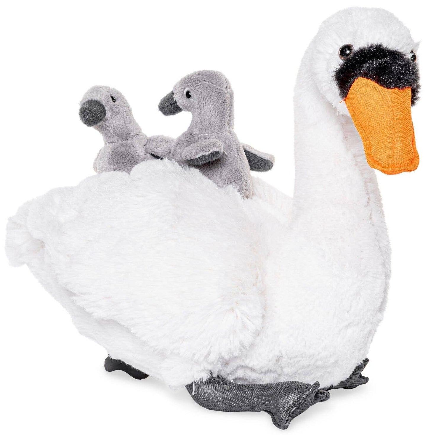 Peluche Cygne avec bébés