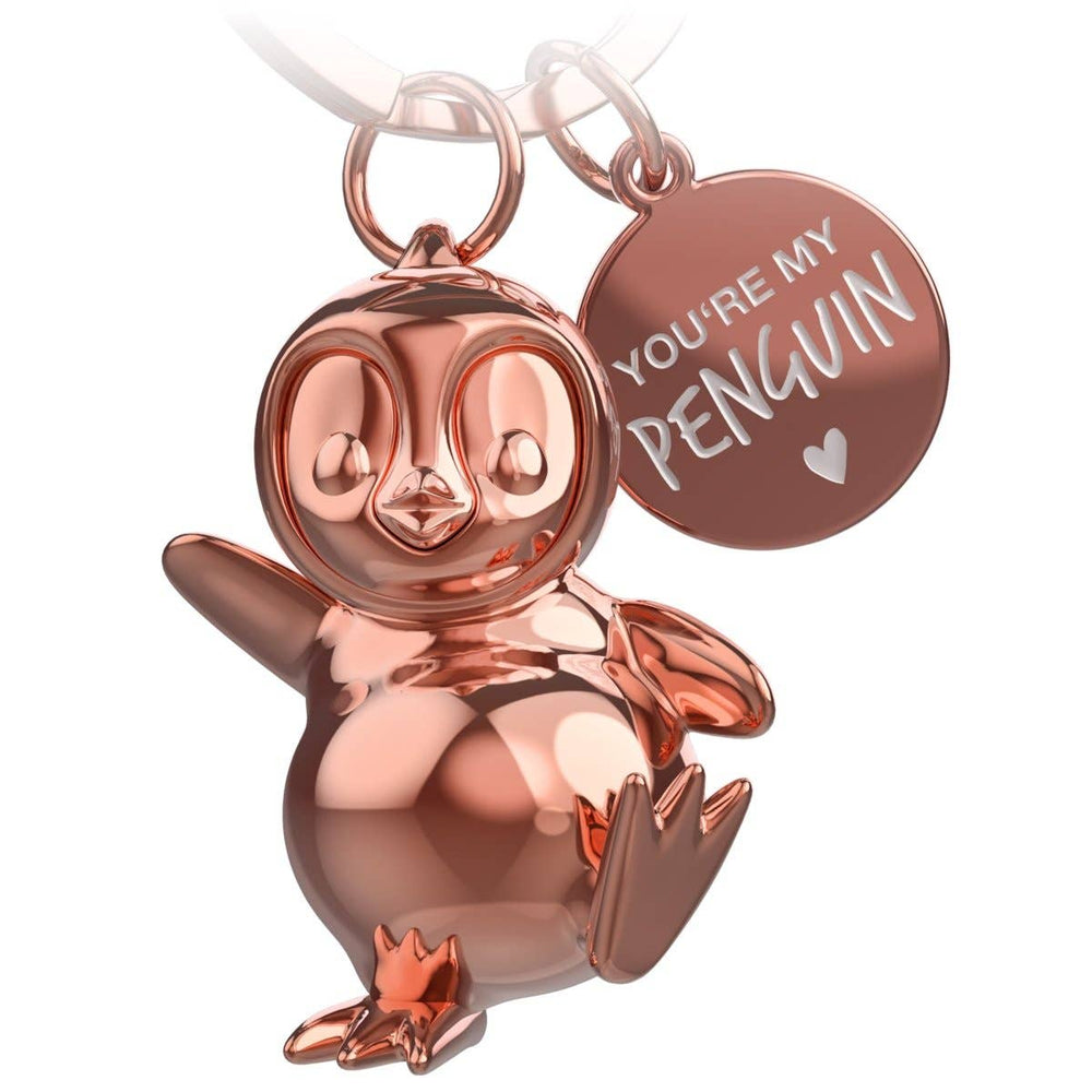 Pinguïn sleutelhanger "Jij bent mijn pinguïn" "Breezy"