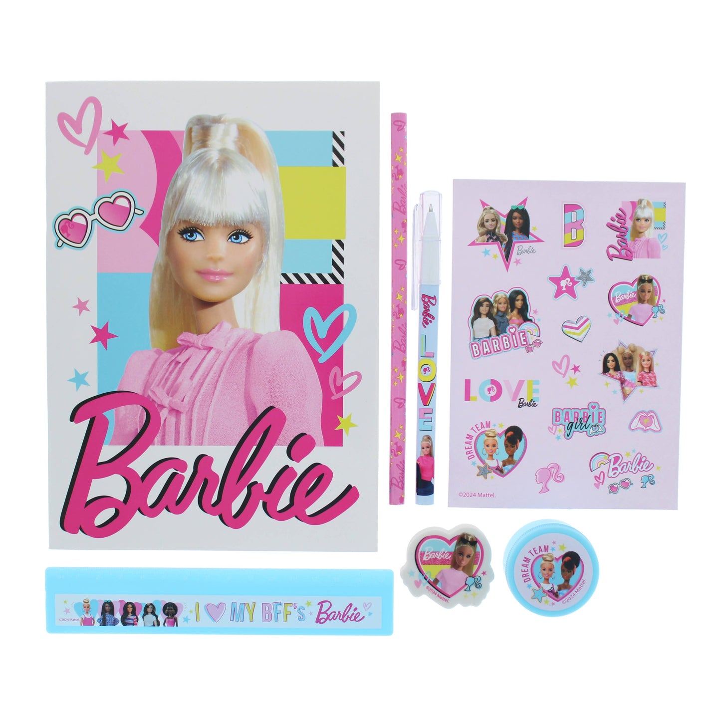 Set de papeterie – Barbie Girl super complet | Blueprint Collections – vue 2