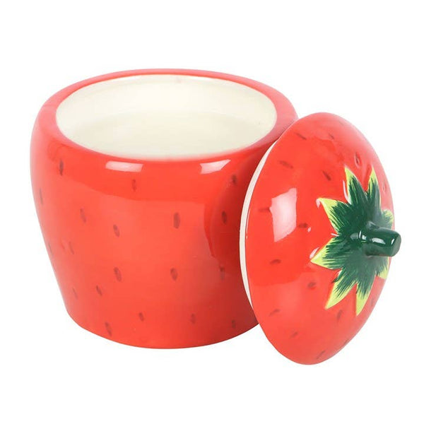 Bougie en forme de fraise