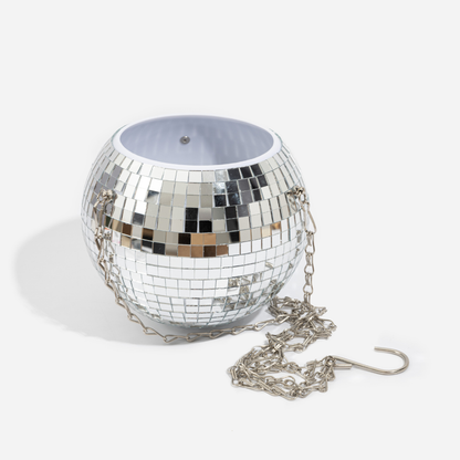 Disco ball plant pot, 15 cm