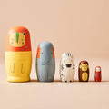 Safari Animal Russian Dolls, Wooden Russian Dolls