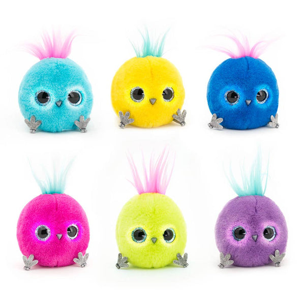 Whozie en peluche : Yeux lumineux *Interactif - 13 cm