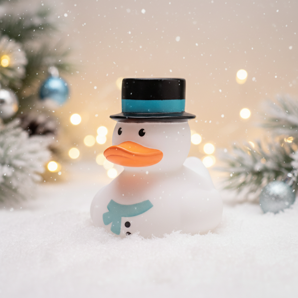 Canard Bonhomme de neige