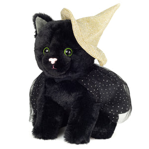 Peluche Chat Noir d’Halloween – 20 cm