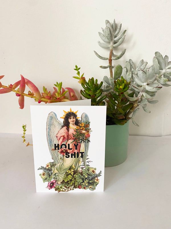 Carte de vœux Holy Shit