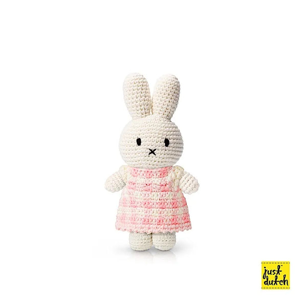 Plüsch Miffy – Kleid Vichy Rose