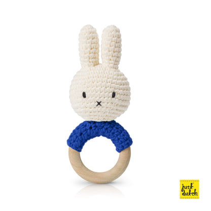 Hochet en Crochet Miffy - Bleu