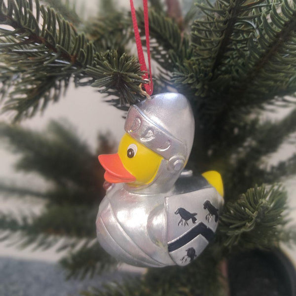 Hangende decoratie Eend Ridder