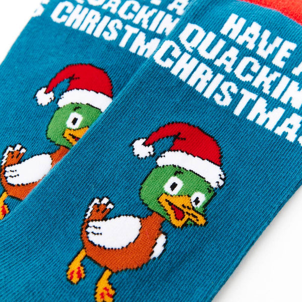 "Have A Quacking Christmas" Eendensokken