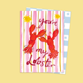 Carte de Vœux Homards « You’re my Lobster »