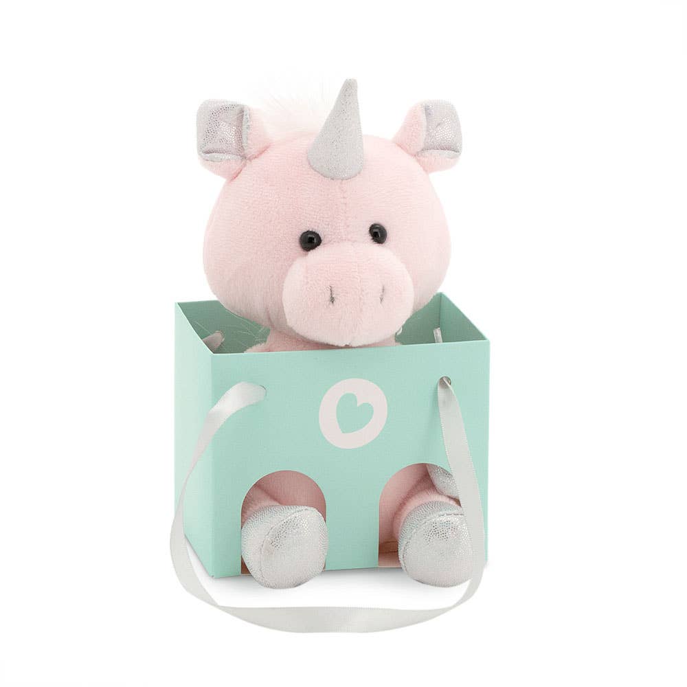 Licorne en peluche surprise - 15 cm - dès la naissance