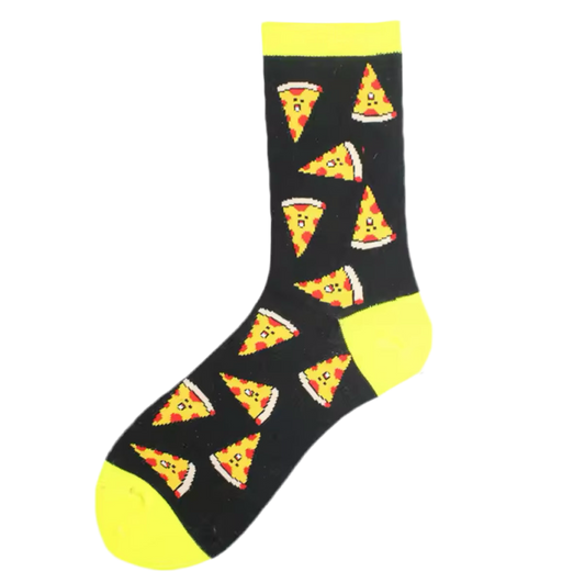 chaussettes pizza