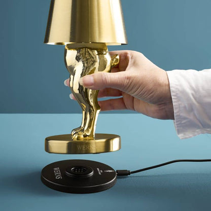 Lampe de table LED Hiding Rabbit, or
