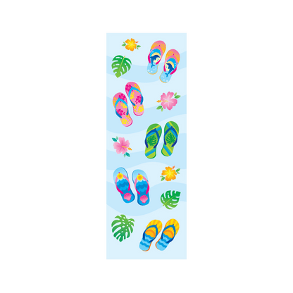 Autocollants Stickiville Tongs d’été – 2 planches brillantes – OOLY